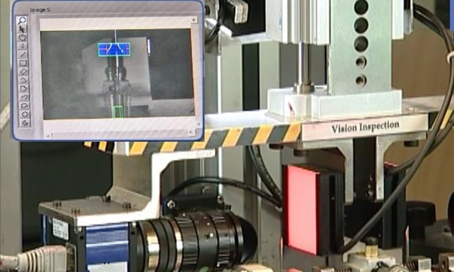 Camera based inspection system online